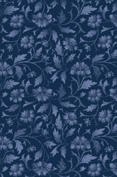 Dywan nowoczesny do salonu ATY Ciemny Niebieski ROCK