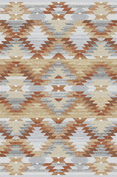 Dywan wełniany do salonu Agnella KAZAS Miedziany BALLATA