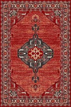 Dywan nowoczesny do salonu Agnella UFRO Bordowy GIZEL