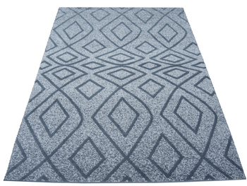 Dywan nowoczesny do salonu EFEKT Popielaty ALFA