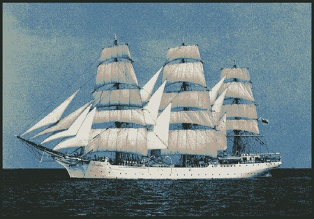 Dywan do salonu Agnella FD DAR POMORZA Błękit Niebieski LIDA