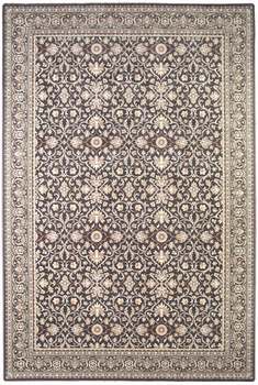 Dywan wełniany do salonu SALAMANKA Antracytowy ISFAHAN