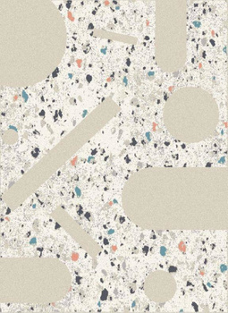 Dywan nowoczesny do salonu TERAZZO Perła LOFTY