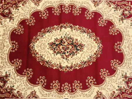 Dywan klasyczny do salonu HAFAR 02 Czerwony Owal ORIENT