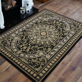 Dywan do salonu BARI Czarny 04 EXCLUSIVE