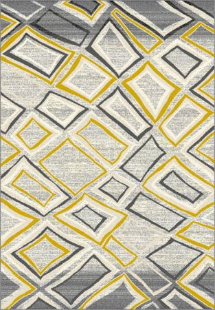 Dywan nowoczesny do salonu SOPIRO Żółty SONGO