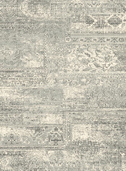 Dywan wełniany do salonu Agnella KORIST Siwy Szary ISFAHAN