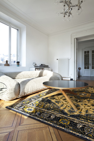 Dywan nowoczesny do salonu FD Agnella KORAB Granatowy STANDARD