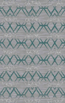 Dywan nowoczesny do salonu COSINO 3 Zielono Antracytowy STYLISH