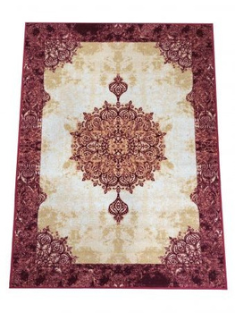 Dywan antypoślizgowy do salonu KLARYS 03 Bordowy DYNASTIA