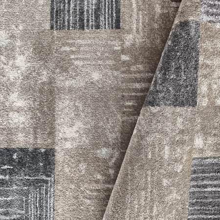 Dywan nowoczesny do salonu PARKETT 24 Brązowy PANAMERO