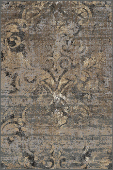 Dywan wełniany do salonu ARELIB Ciemny Szary BASIC