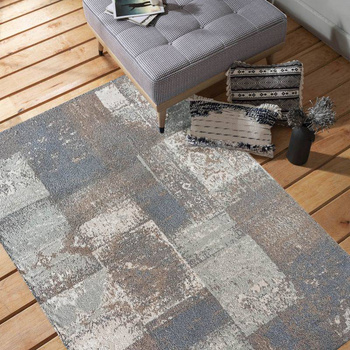 Dywan nowoczesny do salonu BOLO 04 Szaro Zielony ROXA