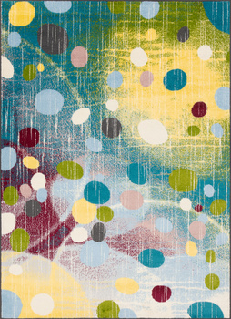 Dywan dziecięcy SEM Szmaragd wielokolorowy FUNKY