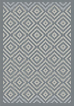 Dywan nowoczesny do salonu DIAMO Stalowy HILL