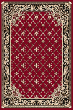 Dywan klasyczny do salonu FELIS Bordo OPTIMAL