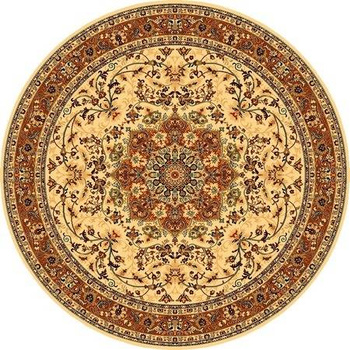 Dywan wełniany do salonu Dywilan KORDOBA Piasek 3 Koło POLONIA