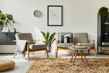 Dywan nowoczesny do salonu FD Agnella FARA Krem Beżowy STANDARD