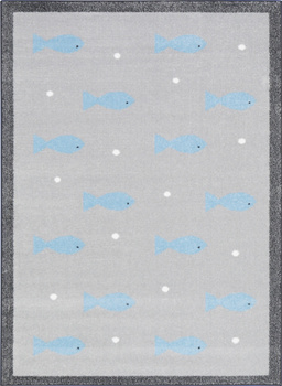 Dywan dziecięcy Agnella OCEAN Popiel CANDY