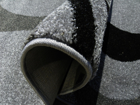 Dywan nowoczesny do salonu WSTĄŻECZKA Szary 3488D ALANJA