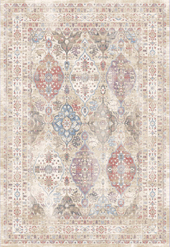 Dywan nowoczesny do salonu Dywilan FLOWER 7 Beżowo Kremowy ANTIA