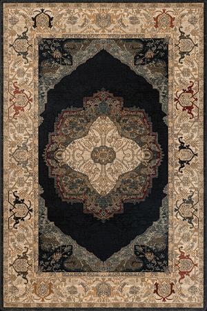 Dywan wełniany do salonu Dywilan PALAZZO Velvet Navy POLONIA