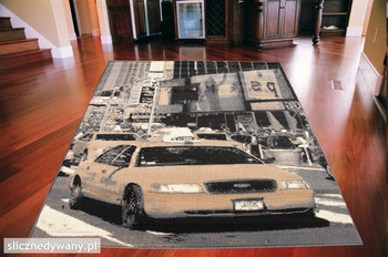 Dywan młodzieżowy TIMES SQUARE CAB Szary CITY