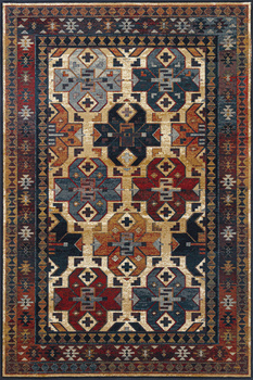 Dywan wełniany klasyczny do salonu Dywilan ROHAN Jasny Rubin SUPERIOR