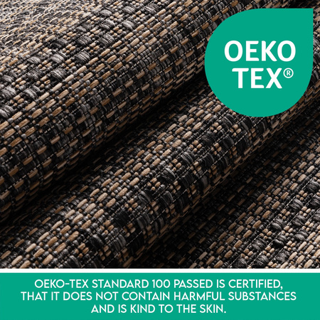 Dywan nowoczesny in-outdoor FALKA Czarny ZAGORAS