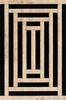 Dywan wełniany do salonu Agnella ART DECO I Kremowy HOUSE LOVES