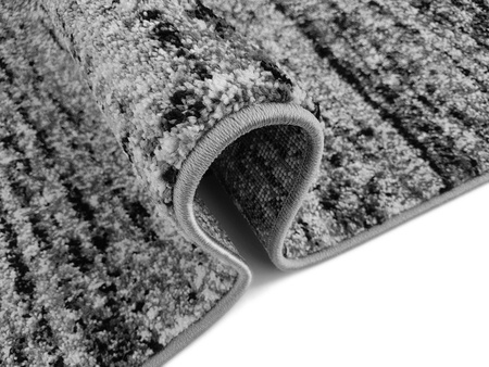 Dywan nowoczesny do salonu STRUMYK Szary Owal F433A ALANJA