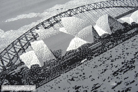 Dywan młodzieżowy SYDNEY Szary CITY