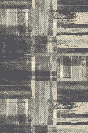 Dywan wełniany do salonu ZAGROS Antracyt Chodnik MAGIC