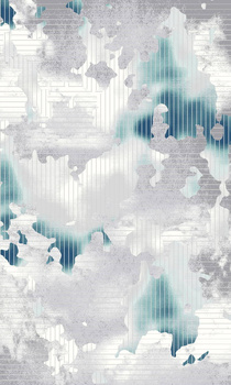 Dywan nowoczesny do salonu Dywilan OKLA 4 Niebieski MAXIM