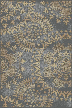 Dywan wełniany do salonu KANIOS Ciemny Szary BASIC