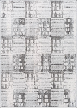 Dywan wełniany do salonu TYRAS Popielaty MAGIC