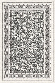 Dywan wełniany do salonu SONKARI Jasny Szary ISFAHAN