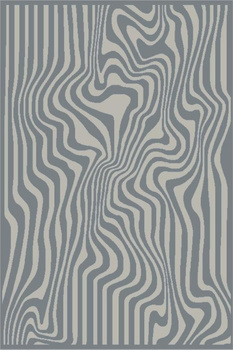 Dywan nowoczesny do salonu AKMAN Stalowy Ciemny Popiel HILL