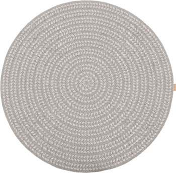 Dywan wełniany do salonu Agnella TINO Jasny Szary Koło NOBLE