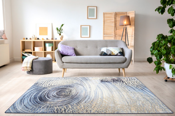 Dywan wełniany do salonu GLOMMA Alabastrowy ISFAHAN