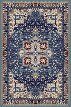 Dywan klasyczny do salonu Dywilan KARASTAN Niebieski RICH