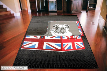 Dywan młodzieżowy BULLDOG Czarny CITY