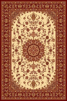 Dywan wełniany do salonu TEA Terakota ISFAHAN