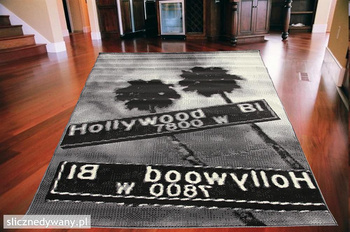 Dywan młodzieżowy BULWAR HOLLYWOOD Szary CITY