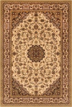 Dywan wełniany do salonu DAMO Krem ISFAHAN