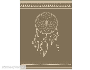 Dywan nowoczesny Łapacz Brąz Dreamcatcher ALFA