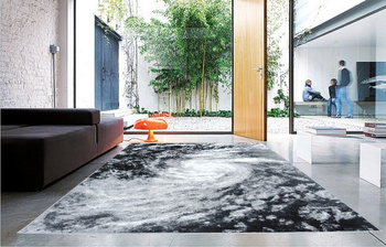 Dywan nowoczesny do salonu CYKLON Szary ALFA