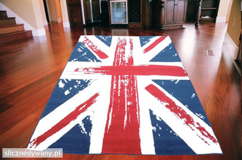Dywan młodzieżowy UNION JACK Wielokolorowy ALFA