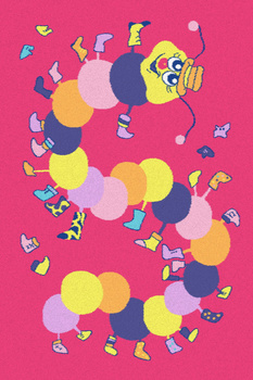 Dywan dziecięcy Agnella IWO Amarant FUNKY