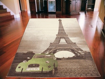 Dywan nowoczesny do salonu CITROEN EIFFEL Beż CITY